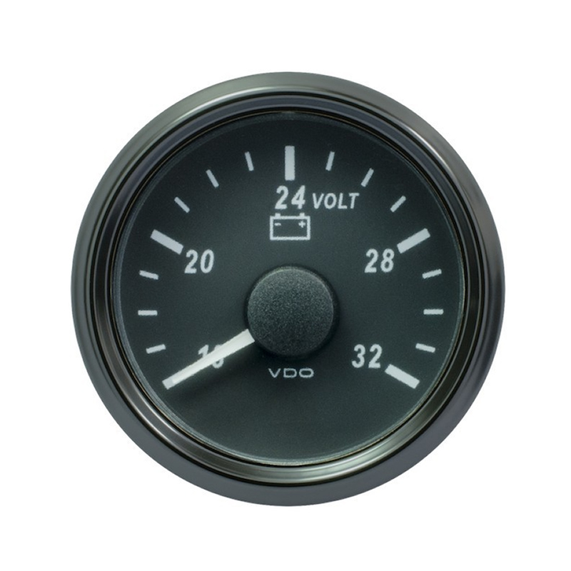 VDO SingleViu Tachometer 8.000 RPM Black 80mm gauge